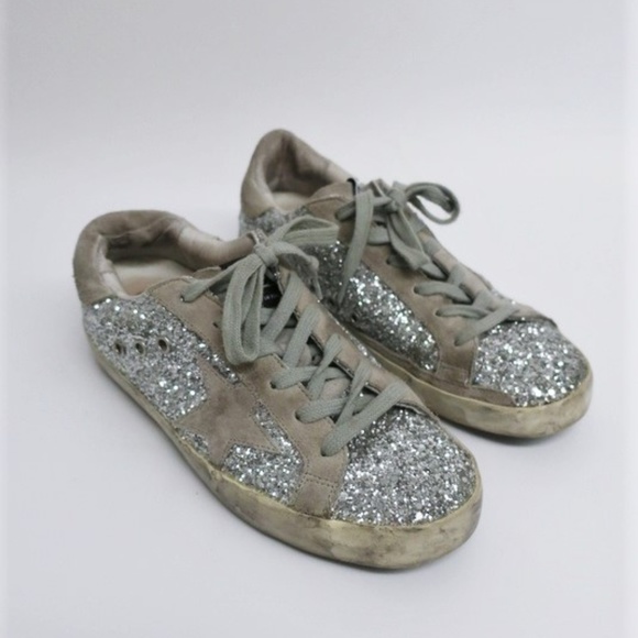 Golden Goose Shoes - Golden Goose Superstar Glitter SZ 37